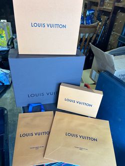 Louis Vuitton boxes and bags