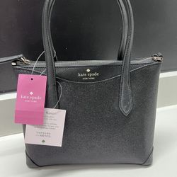 Kate Spade Glitter Fabric Satchel 