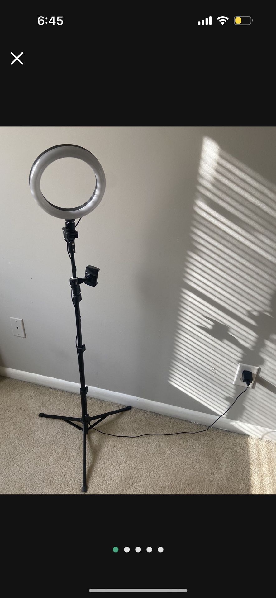 8” Selfie Ring Light with Tripod Stand
