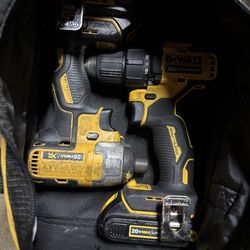 DeWalt Impact And Drill With Charger And Two Battery’s