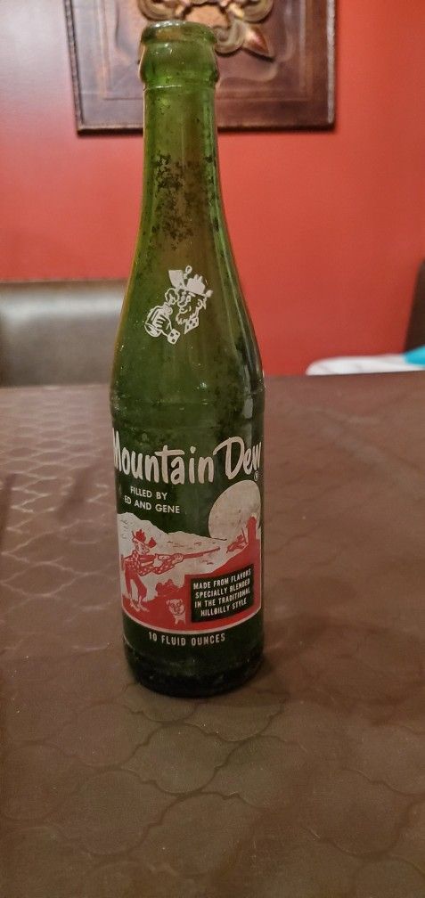 Vintage Mountain Dew Bottle