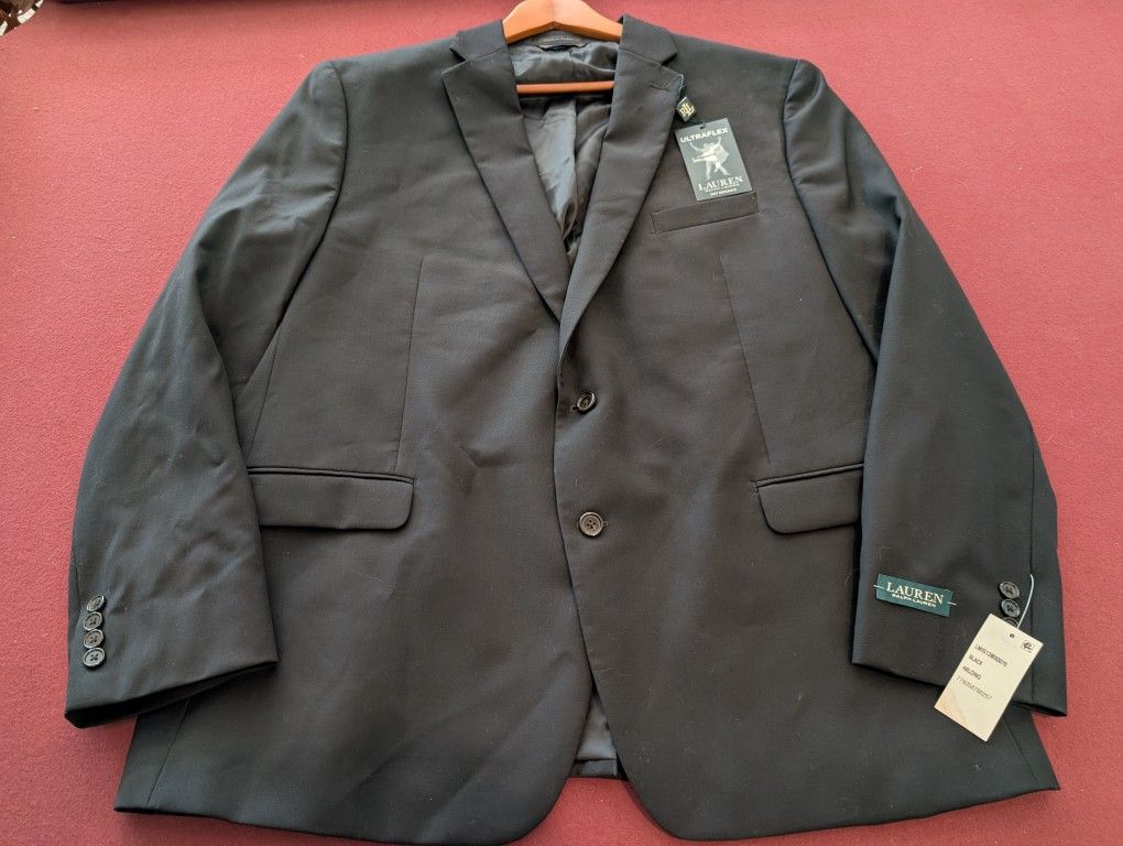 Black Ralph Lauren Suit / Sports Coat 48L - New With Tags