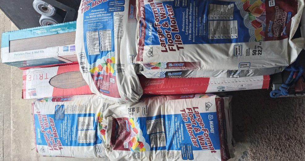 Porcelain Tile, Mortar, (80$ All)
