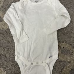 Blank Long Sleeve Baby Onesies