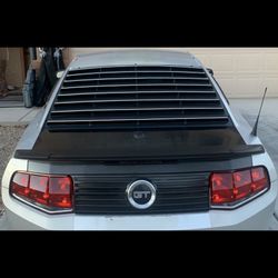 Rear Window Louvers 2010-14 Mustang 