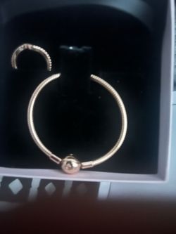 6.3 inch pandora bracelet and size 7 ring