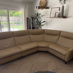 Egoitaliano Italian Leather Sectional