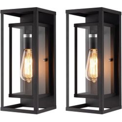 4 Sets Of 2 Ourdoor Lights. 14" And 18" 