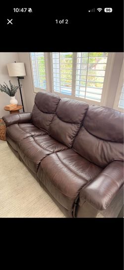 Lazy boy leather Couches