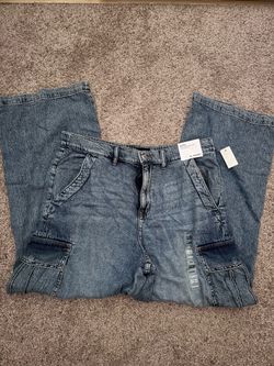 Aero high rise wide leg size xl