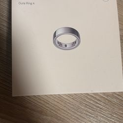 Oura Ring Size 8 - silver - New 