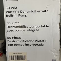 Black & Decker 50 Pint 4500 Sq Ft Dehumidifier with Drain Pump