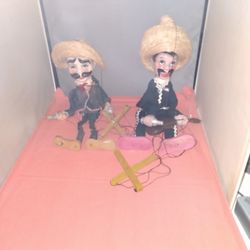 Vtg Marrianett Puppets 