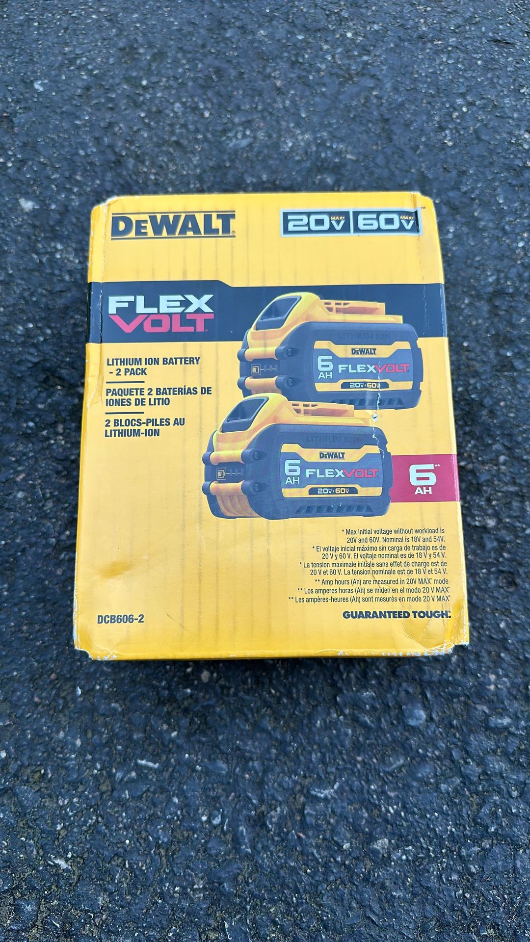 DeWalt 6ah Flexvolt Batteries