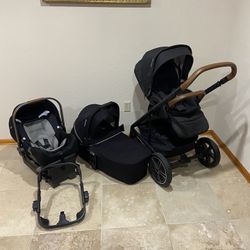 Nuna Mixx Next Stroller With Bassinet And Car Seat 