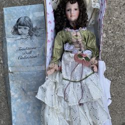 Vintage Porcelain Doll