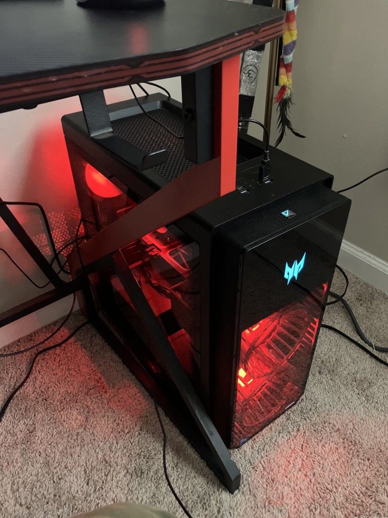 High-End Gaming PC – i7-12700F, 16GB RAM, 8GB GPU, 945GB SSD, Predator Keyboard & Razer Headset