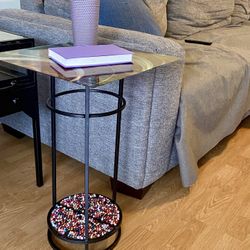 Hand Crafted Artsy End Table