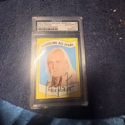 Hulk Hogan 1982 Wrestler A/S. Series A 2#. PSA/DNA CERTIFIED