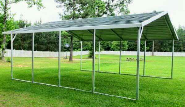 Carport and metal building