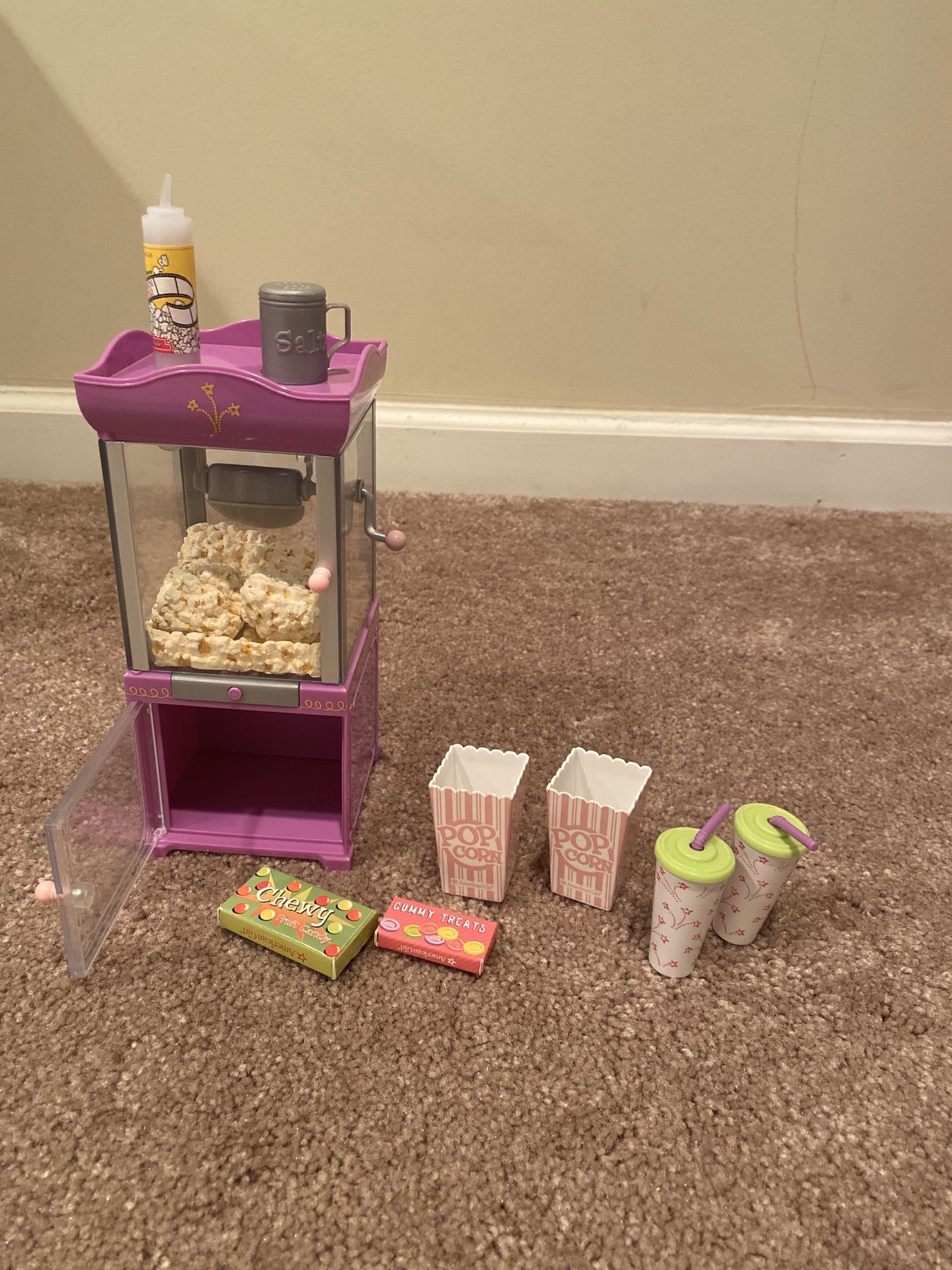 American girl popcorn machine