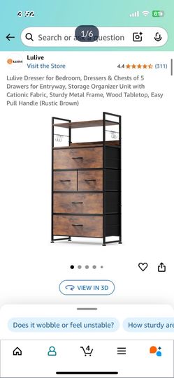 Lulive Dresser for Bedroom