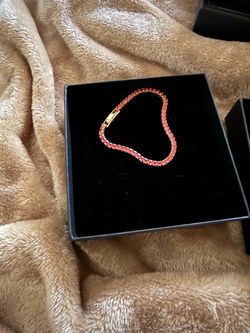 Pulsera Piedras rosada