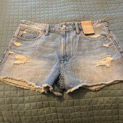 Madewell Relaxed Denim Shorts- Mid rise 