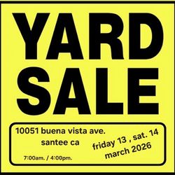 BIG YARD SALE