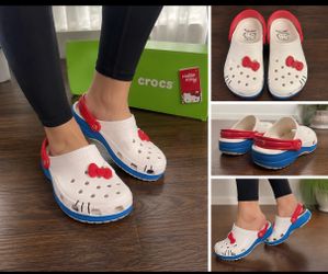 New hello kitty crocs