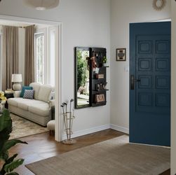 🪞 Latitude Run Sliding Full-Length Wall Mirror with Storage – NEW IN BOX