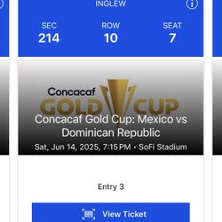 Gold Cup Tickets Mexico Vs Dominican Republic Tickets 