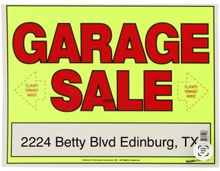 Garage sale Sep 11-12