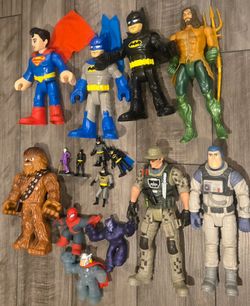 Large Mixed Lot of Action Figures – DC, Star Wars, Marvel & More