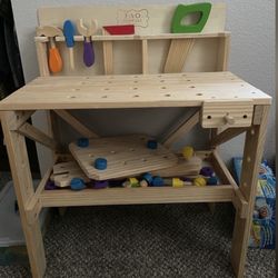 FAO Schwarz Toy Work Bench With Tool Set for Sale in Tustin, CA