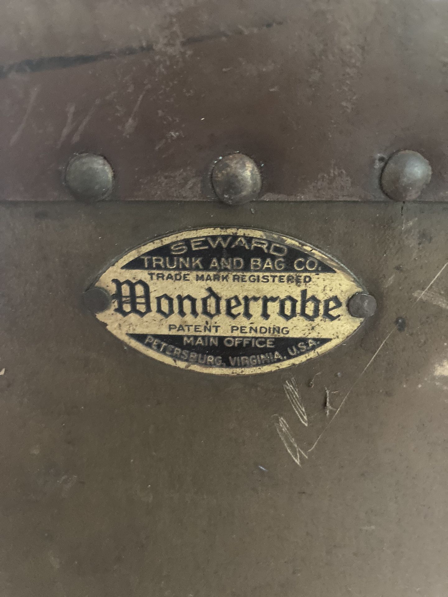 Antique Wonderrobe wardrobe trunk