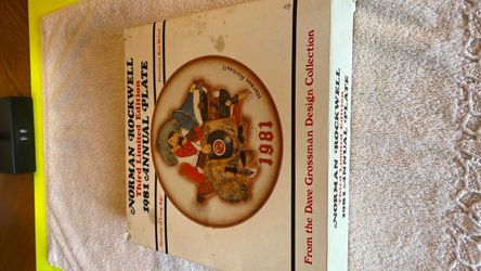 Norman Rockwell 1981 Annual Collector Plate