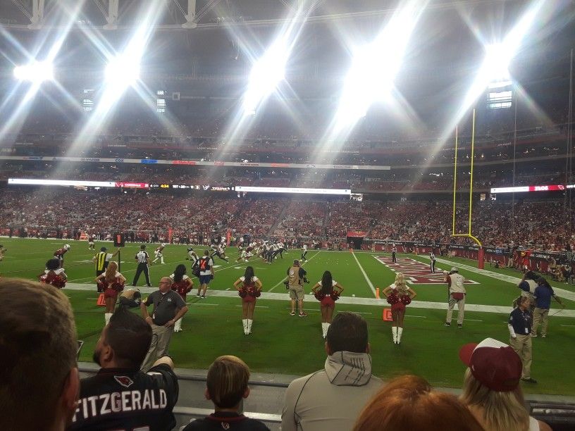 Green Bay Packers @ Arizona Cardinals Row 3 Lower 4 Together