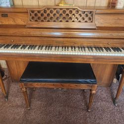 Lovely FREE Upright Piano And Bench