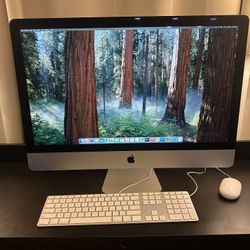 2019 Apple iMac 27-inch 5k Retina Display 32gb Ram 3ghz Intel Core i5 Processor 500gb Storage. macOS sequoia. Wired Keyboard And Mouse. Works Great 