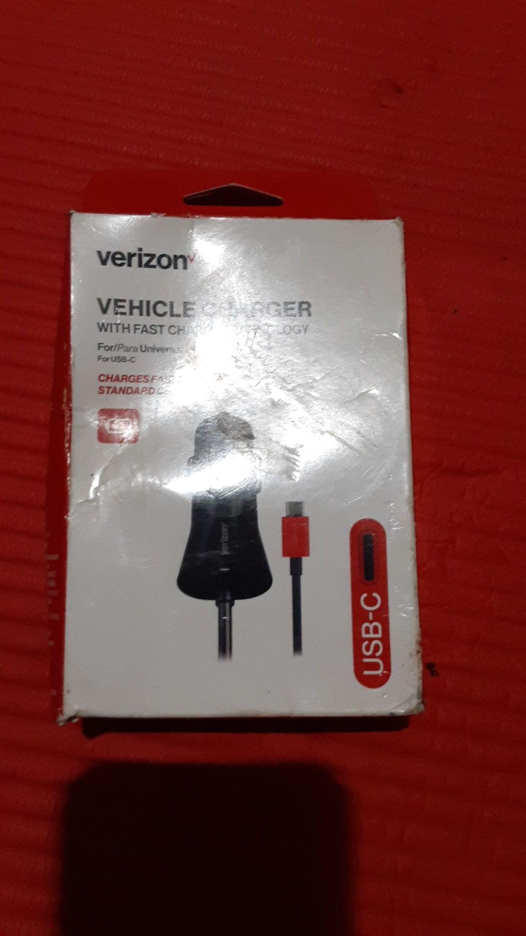 Verizon vehicle charger with fast charge