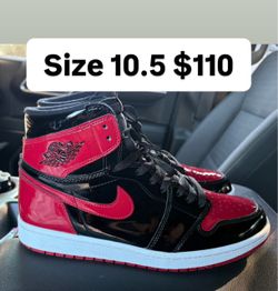 Jordan retro 1s bred size 10.5 men