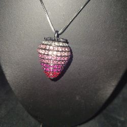 Necklace Berry Sweet Genuine Swarovski Crystals 