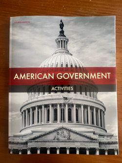 NEW BJU Press American Government Activities Book Fourth Edition