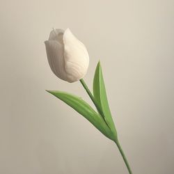 White Tulip Candle As Wedding Favor 