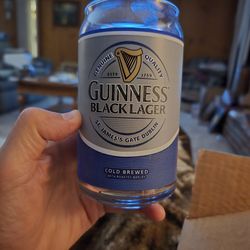Set of 6 Guinness black lager glasses