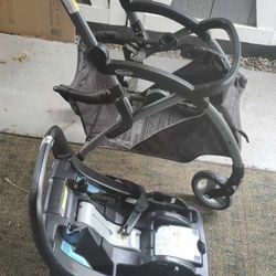 Greco Car seat With Base And Stroller Attatchments
