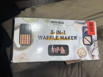 Metine 3-in-1 Waffle & Sandwich Maker