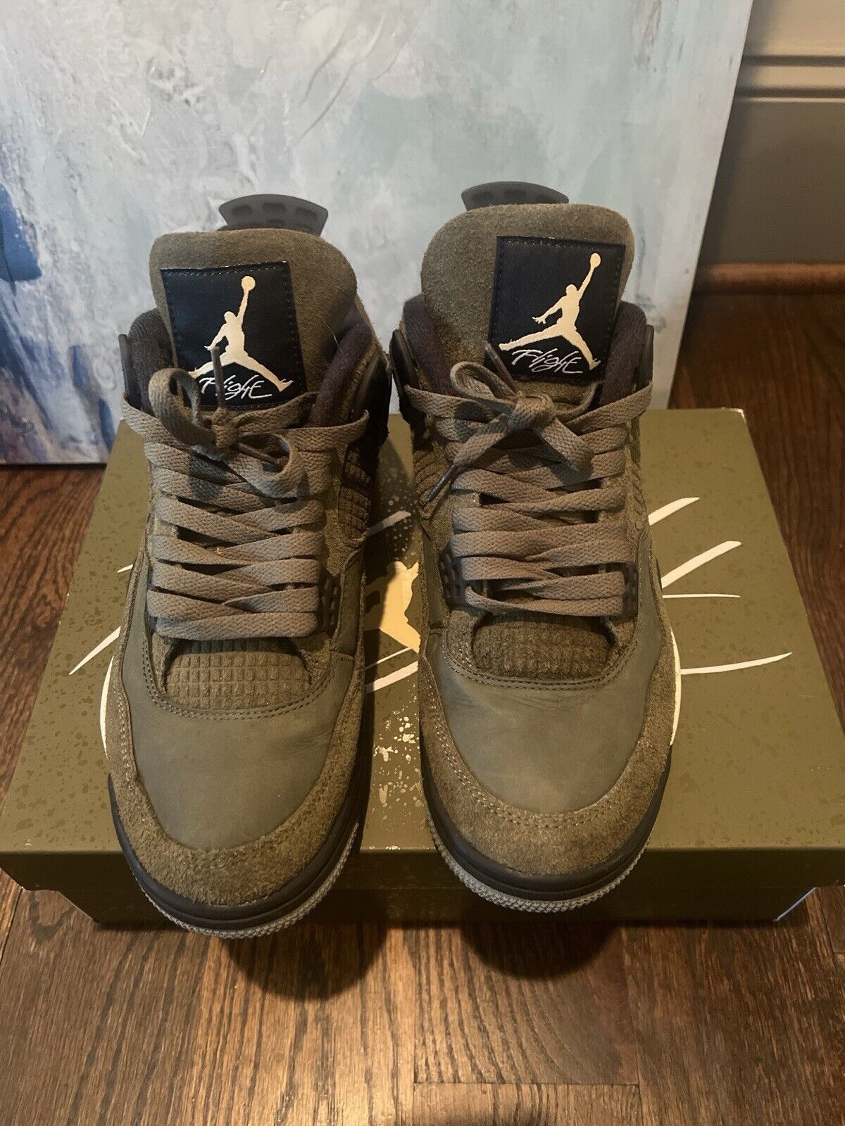 Jordan 4s Olive