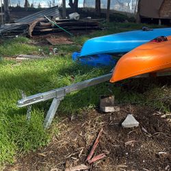 Two Kayaks With Trailer